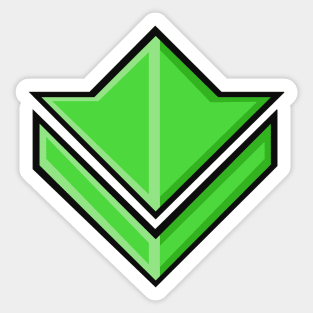 Commander Tag: Green Sticker